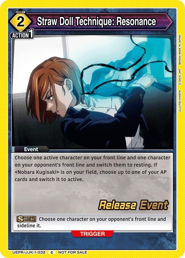 Image for Straw Doll Technique: Resonance (UEPR/JJK-1-032) - Union Arena