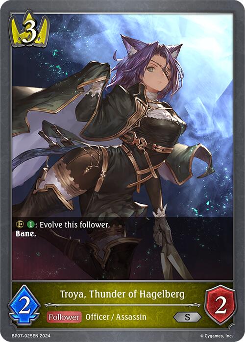 Troya, Thunder of Hagelberg (BP07-025EN) [Verdant Steel]