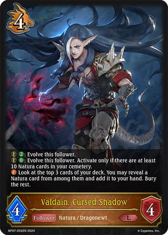 Valdain, Cursed Shadow (BP07-052EN) [Verdant Steel]
