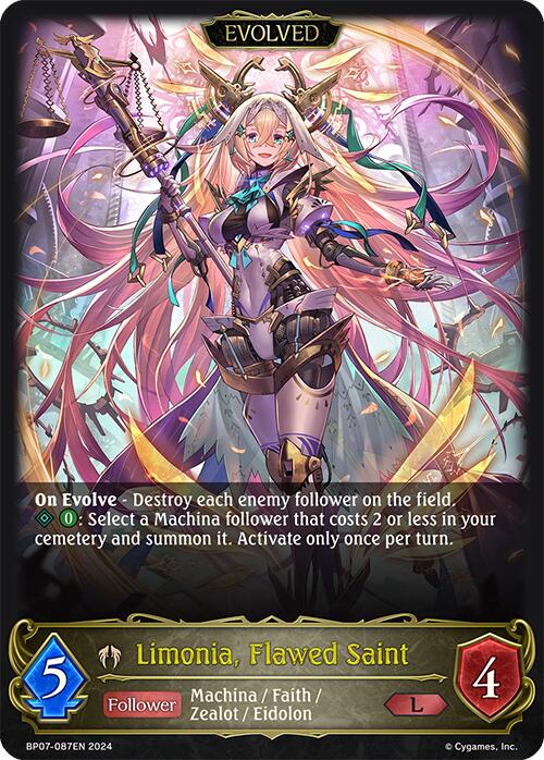 Limonia, Flawed Saint (Evolved) (BP07-087EN) [Verdant Steel]