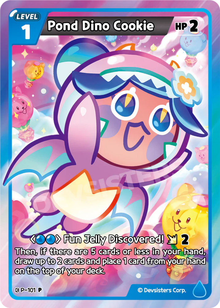 Pond Dino Cookie (P-101) P