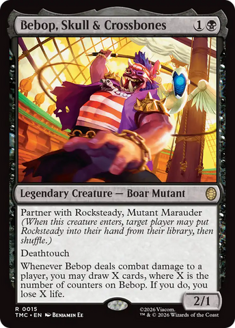 Bebop, Skull & Crossbones [Teenage Mutant Ninja Turtles Commander]