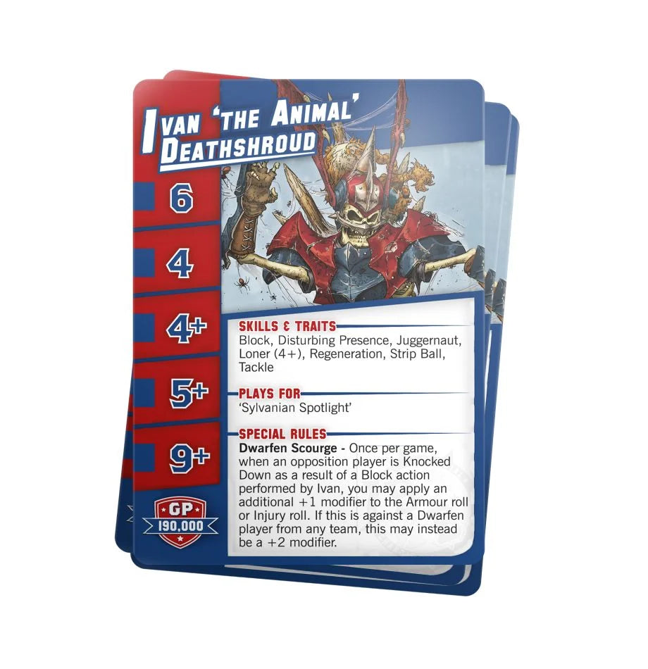 Blood Bowl: Vampire Team Card Pack