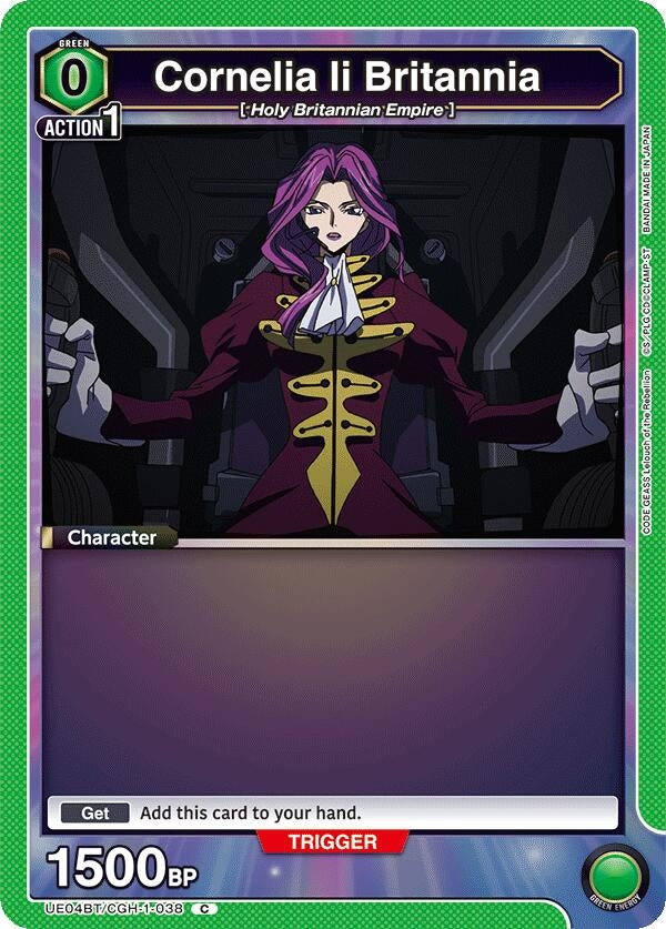 Image for Cornelia li Britannia (038) (UE04BT/CGH-1-038) - Union Arena