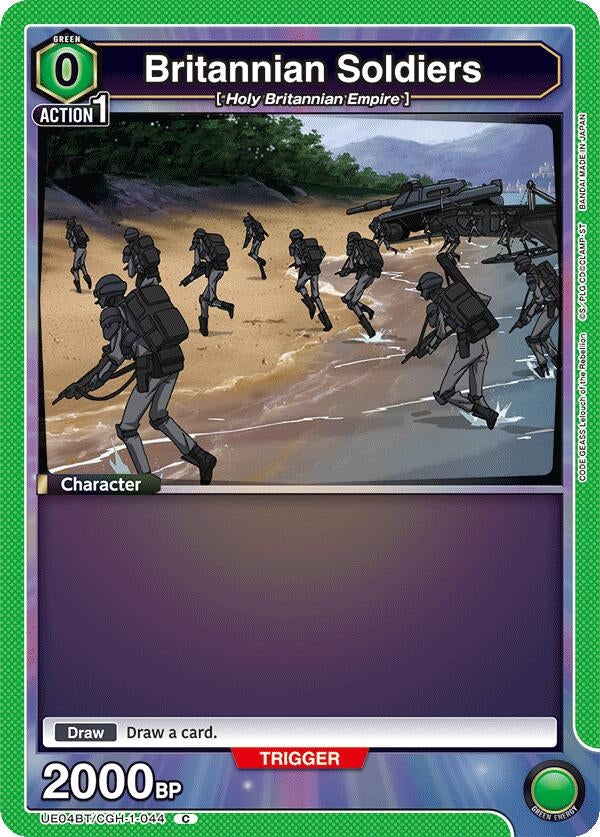 Image for Britannian Soldiers (UE04BT/CGH-1-044) - Union Arena