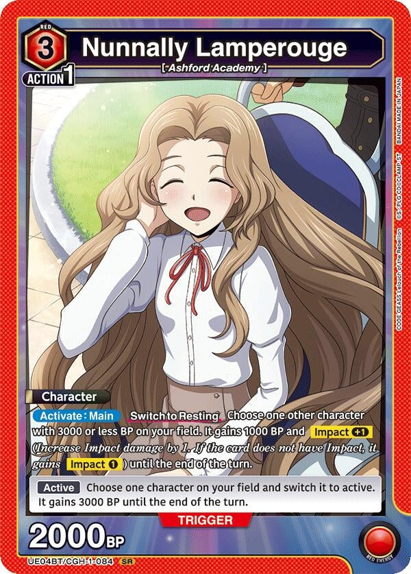 Image for Nunnally Lamperouge (084) (UE04BT/CGH-1-084) - Union Arena