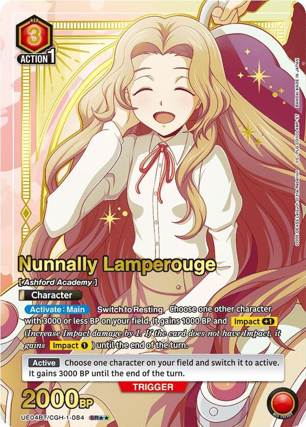 Image for Nunnally Lamperouge (084) (SR**) (UE04BT/CGH-1-084) - Union Arena