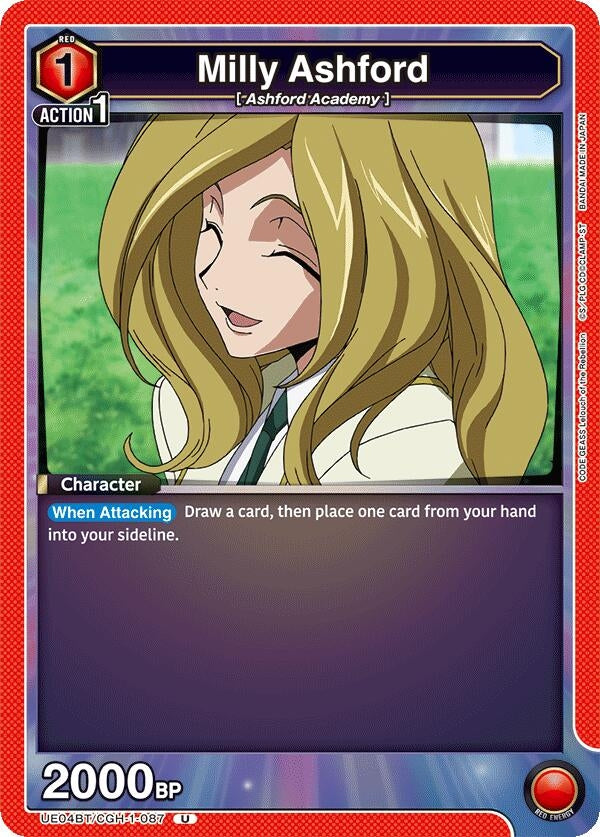 Image for Milly Ashford (087) (UE04BT/CGH-1-087) - Union Arena