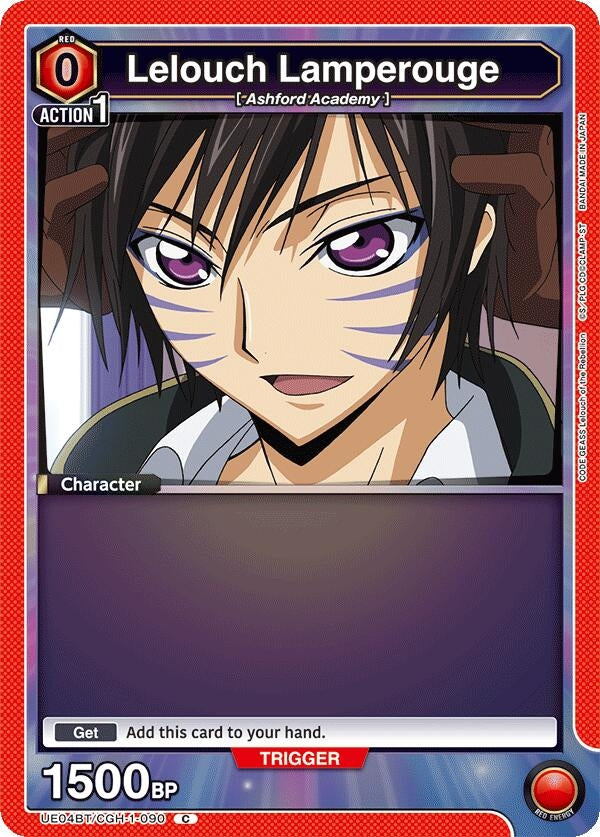 Image for Lelouch Lamperouge (090) (UE04BT/CGH-1-090) - Union Arena