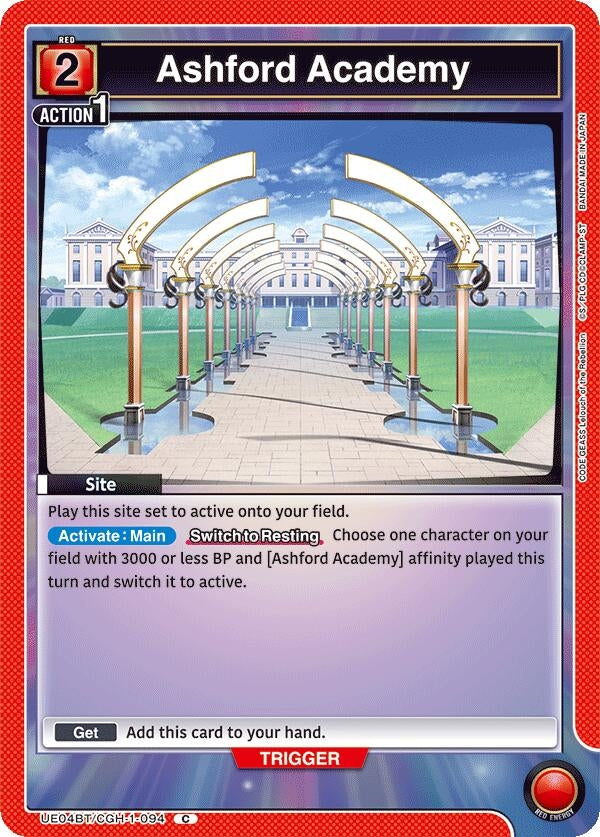 Image for Ashford Academy (UE04BT/CGH-1-094) - Union Arena
