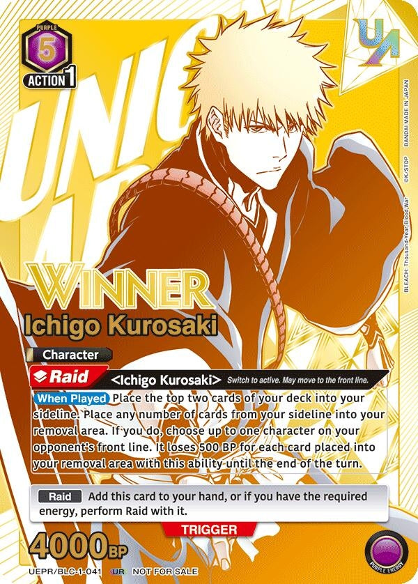 Image for Ichigo Kurosaki (041) (Winner) (UEPR) (UEPR/BLC-1-041) - Union Arena