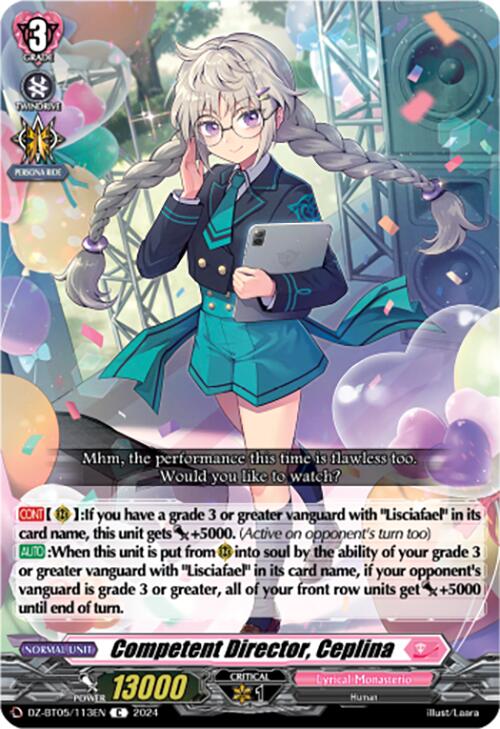 Competent Director, Ceplina (DZ-BT05/113EN) [Omniscient Awakening]