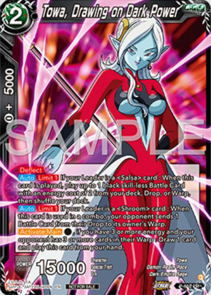 Towa, Drawing on Dark Power (P-653) [Tournament Promotion Cards]