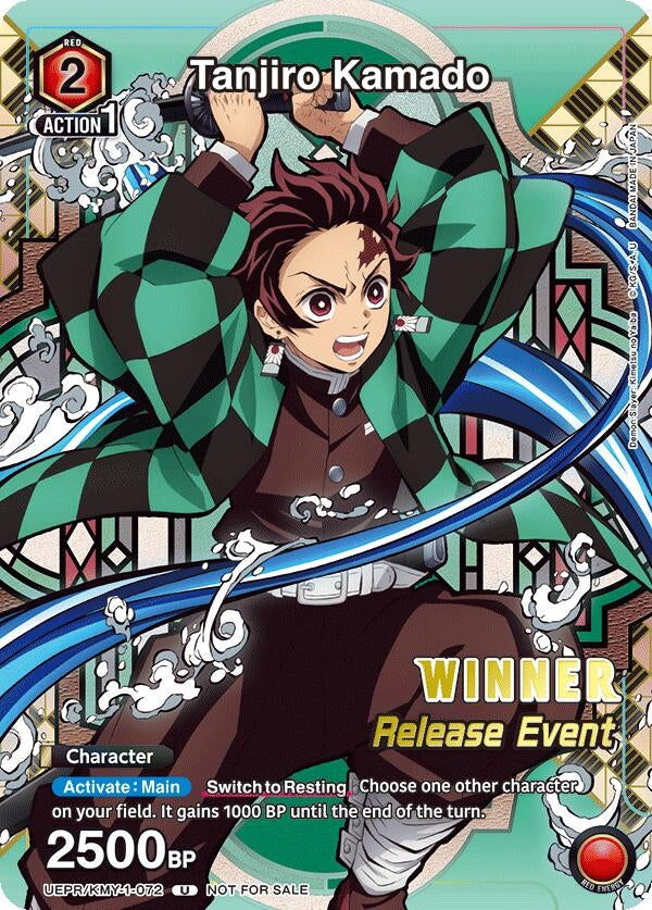 Image for Tanjiro Kamado (Release Event Winner) (UEPR/KMY-1-072) - Union Arena