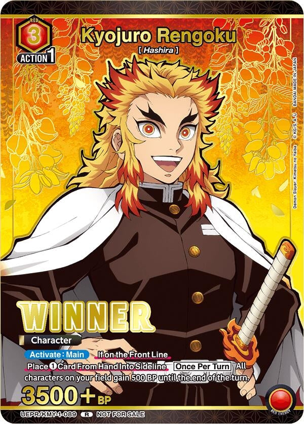 Image for Kyojuro Rengoku (Winner) (UEPR) (UEPR/KMY-1-089) - Union Arena