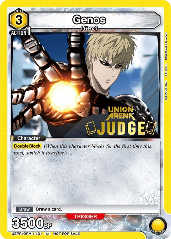 Image for Genos (Judge Pack) (UEPR) (UEPR/OPM-1-101) - Union Arena