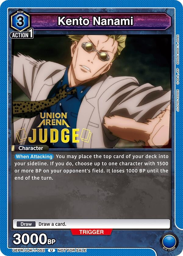 Image for Kento Nanami (052) (Judge Pack) (UEPR) (UEPR/JJK-1-052) - Union Arena