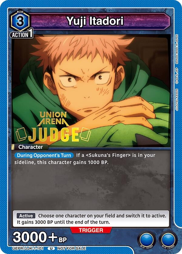 Image for Yuji Itadori (101) (Judge Pack) (UEPR) (UEPR/JJK-1-101) - Union Arena