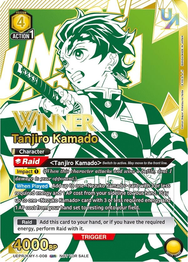 Image for Tanjiro Kamado (008) (Winner) (UEPR) (UEPR/KMY-1-008) - Union Arena