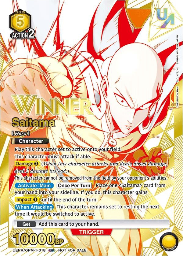 Image for Saitama (018) (Winner) (UEPR) (UEPR/OPM-1-018) - Union Arena