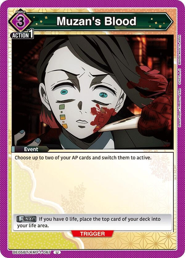 Image for Muzan's Blood (UE05BT/KMY-1-067) - Union Arena