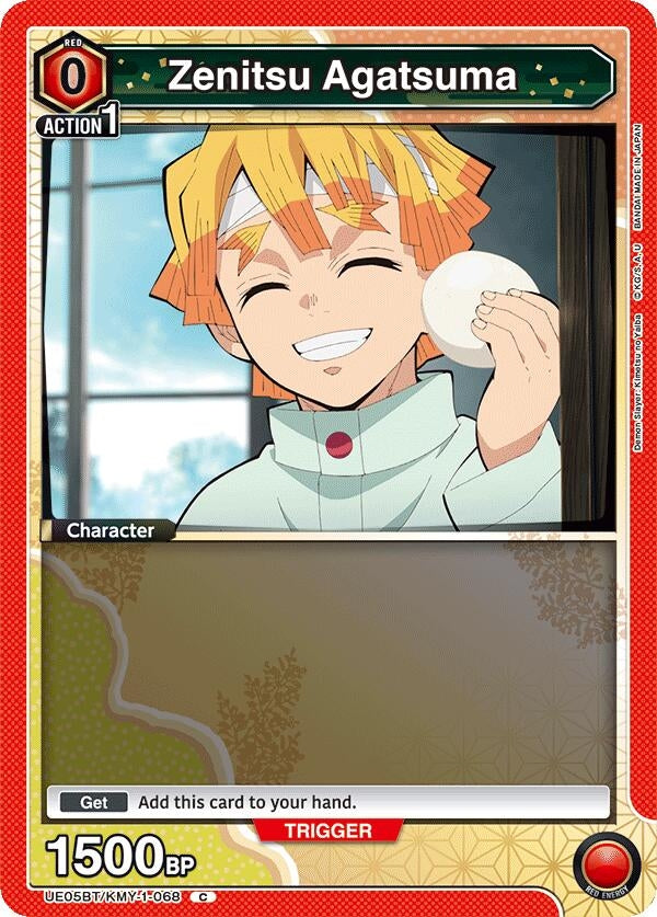 Image for Zenitsu Agatsuma (068) (UE05BT/KMY-1-068) - Union Arena