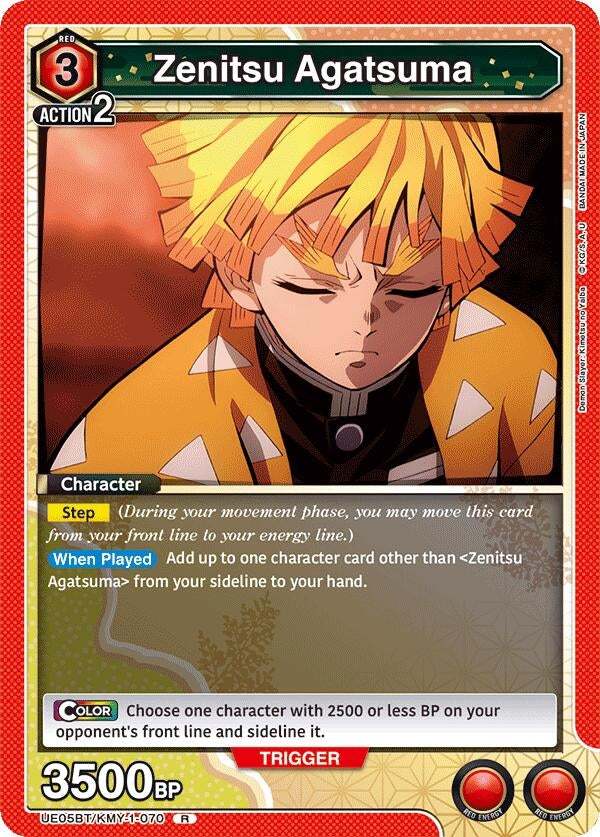 Image for Zenitsu Agatsuma (070) (UE05BT/KMY-1-070) - Union Arena