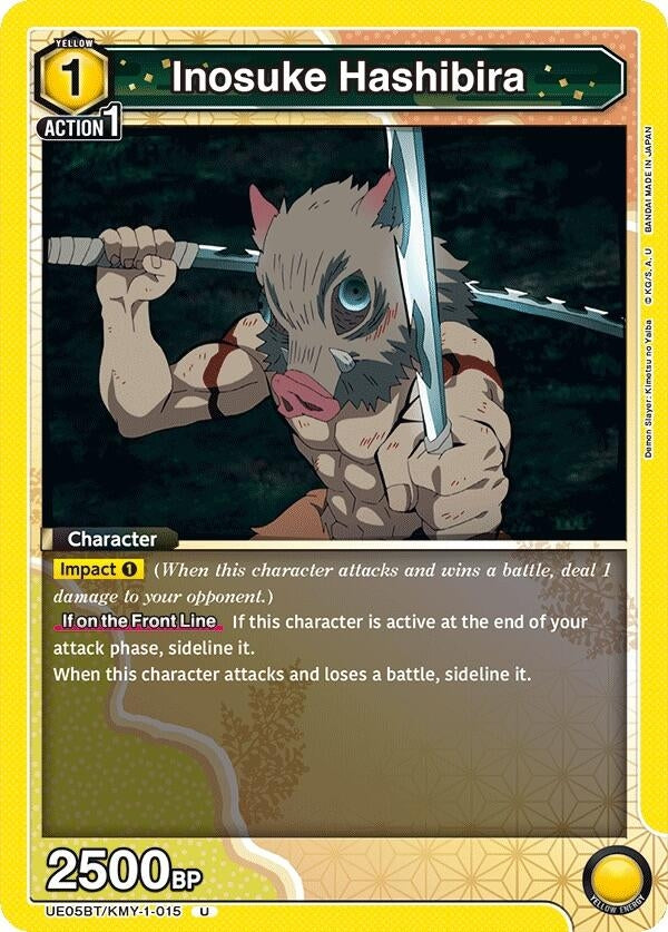 Image for Inosuke Hashibira (015) (UE05BT/KMY-1-015) - Union Arena