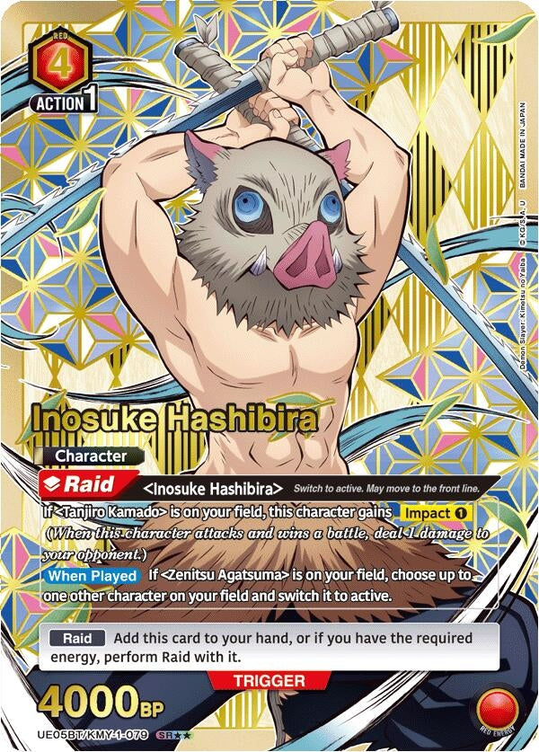 Image for Inosuke Hashibira (079) (SR**) (UE05BT/KMY-1-079) - Union Arena