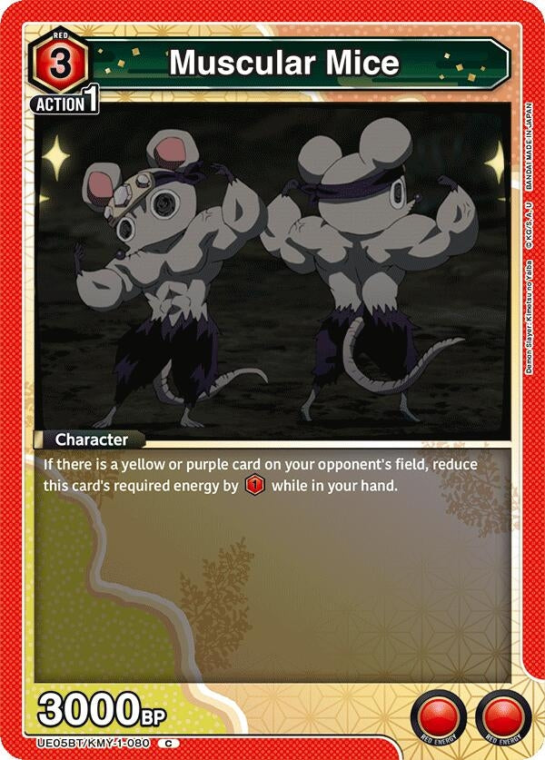 Image for Muscular Mice (UE05BT/KMY-1-080) - Union Arena