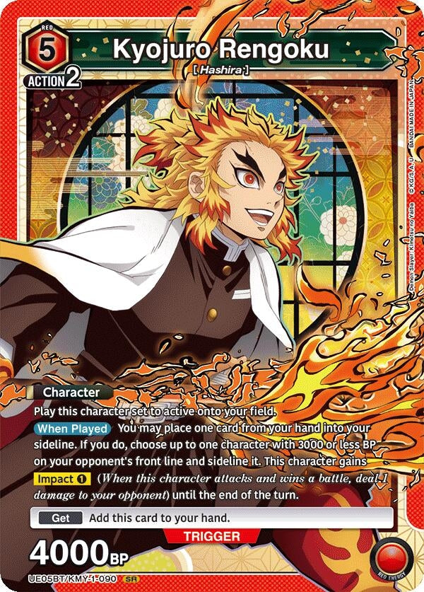 Image for Kyojuro Rengoku (090) (UE05BT/KMY-1-090) - Union Arena