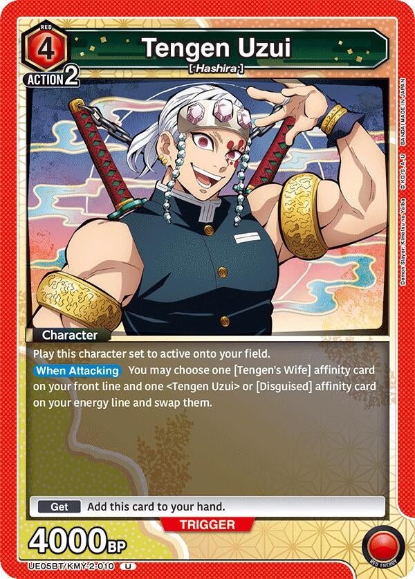 Image for Tengen Uzui (010) (UE05BT/KMY-2-010) - Union Arena