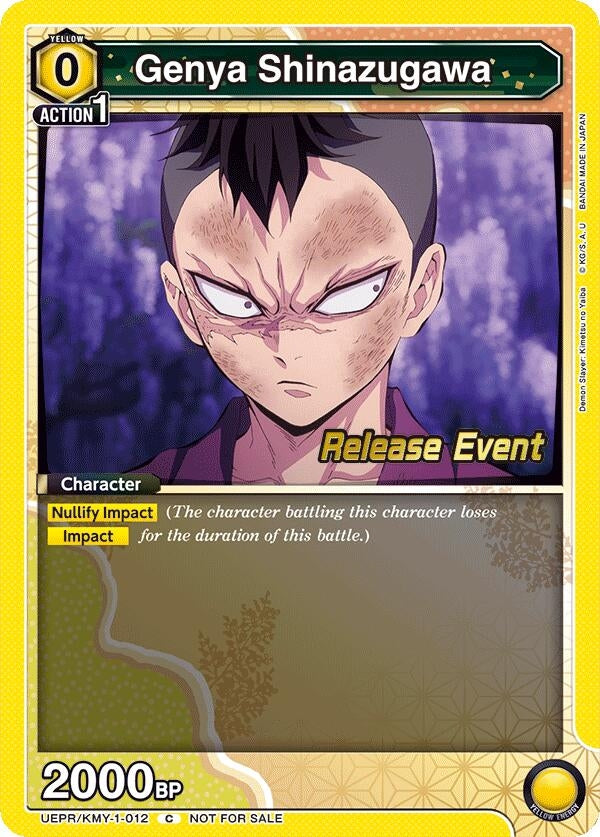Image for Genya Shinazugawa (012) (UEPR/KMY-1-012) - Union Arena