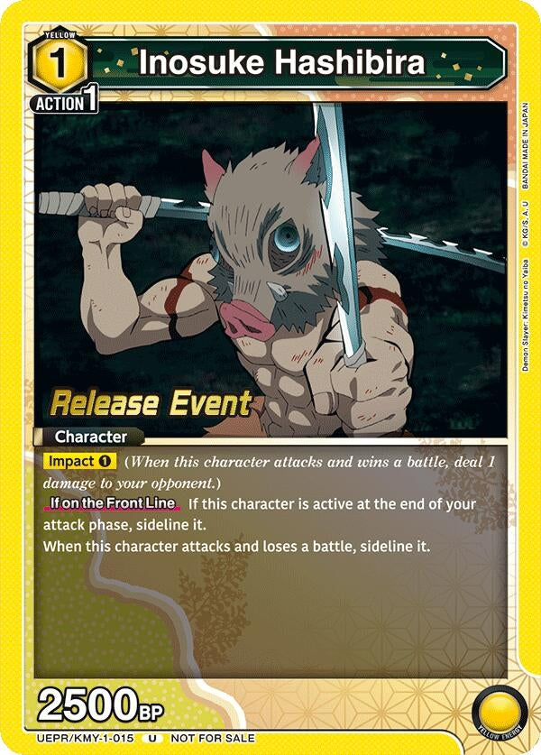 Image for Inosuke Hashibira (015) (UEPR/KMY-1-015) - Union Arena