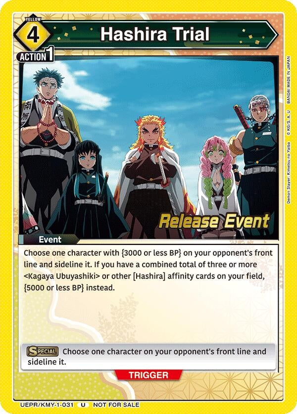 Image for Hashira Trial (UEPR/KMY-1-031) - Union Arena