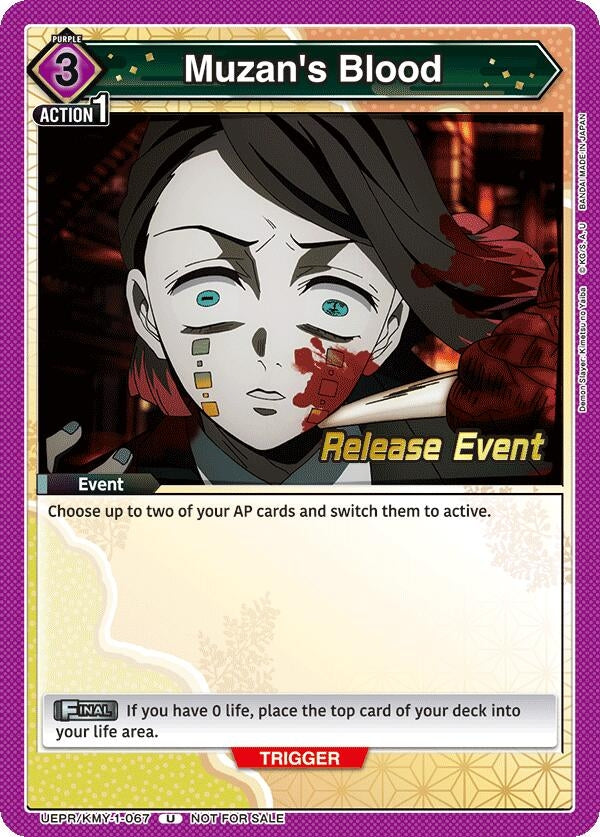 Image for Muzan's Blood (UEPR/KMY-1-067) - Union Arena
