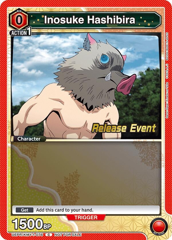 Image for Inosuke Hashibira (076) (UEPR/KMY-1-076) - Union Arena