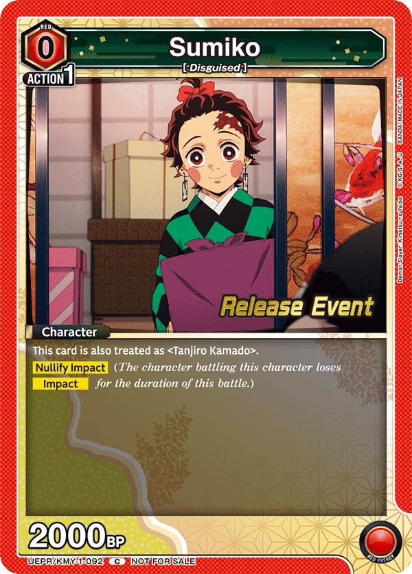 Image for Sumiko (UEPR/KMY-1-092) - Union Arena