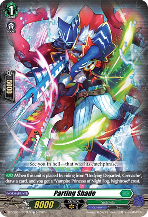 Parting Shade (DZ-SS03/003EN) [Stride Deckset -Nightrose-]