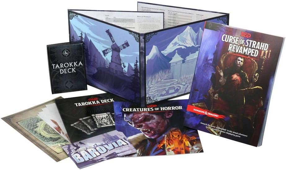 Curse of Strahd Revamped Premium Edition D&D Boxed Set(Used)