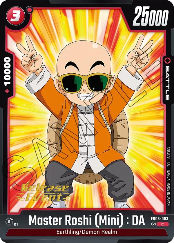 Master Roshi (Mini) : DA [New Adventure Release Event Cards]