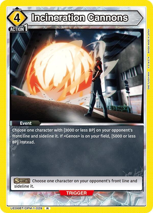 Image for Incineration Cannons (UE06BT) (UE06BT/OPM-1-029) - Union Arena