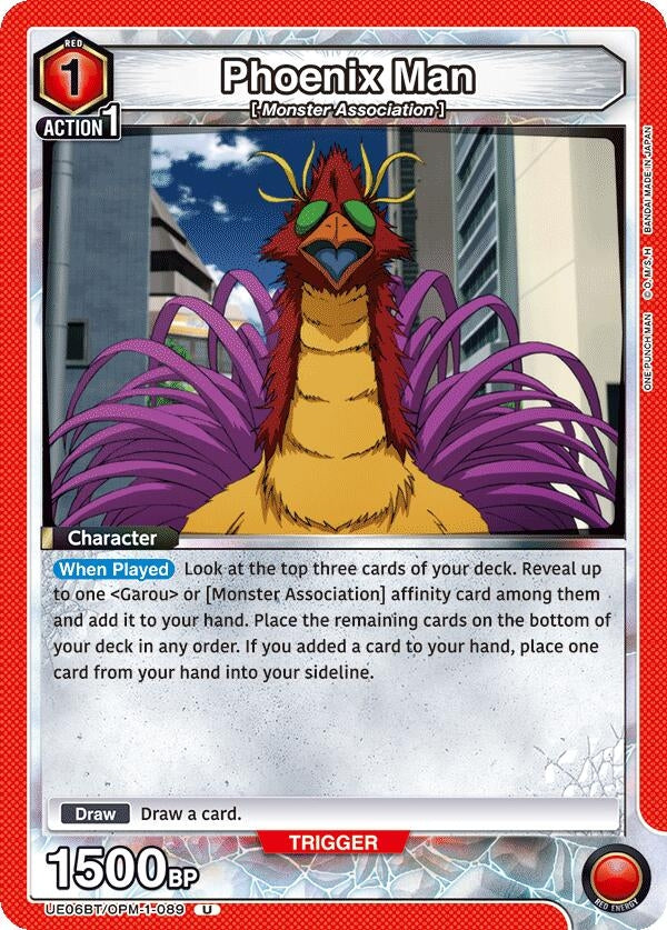 Image for Phoenix Man (UE06BT) (UE06BT/OPM-1-089) - Union Arena