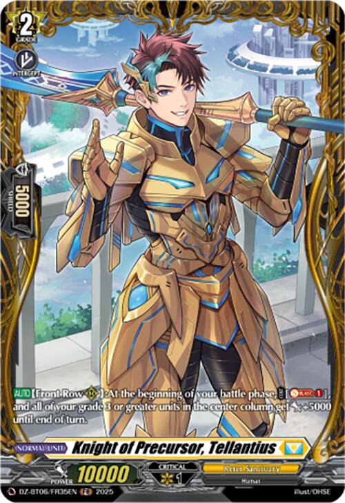 Knight of Precursor, Tellantius (DZ-BT06/FR35EN) [Generation Dragenesis]