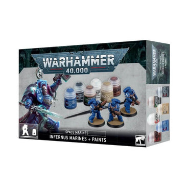 Warhammer 40K - Infernus Marines + Paints