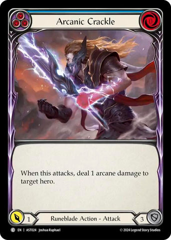 Arcanic Crackle (Blue) [AST024] (Armory Deck: Aurora)