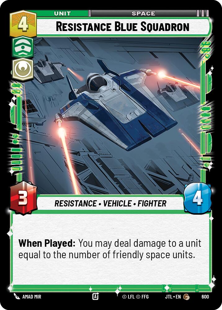 Resistance Blue Squadron (600) (600) [Jump to Lightspeed]