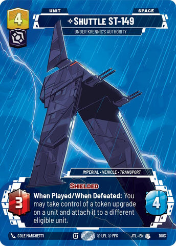 Shuttle ST-149 - Under Krennic's Authority (1083) (Prestige Foil) (1083) [Jump to Lightspeed]