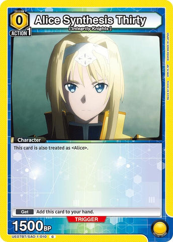 Image for Alice Synthesis Thirty (010) (Box Topper Foil) (UE07BT/SAO-1-010) - Union Arena