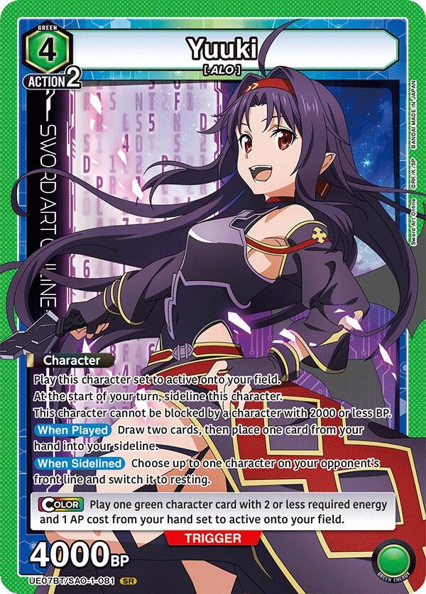 Image for Yuuki (081) (UE07BT/SAO-1-081) - Union Arena